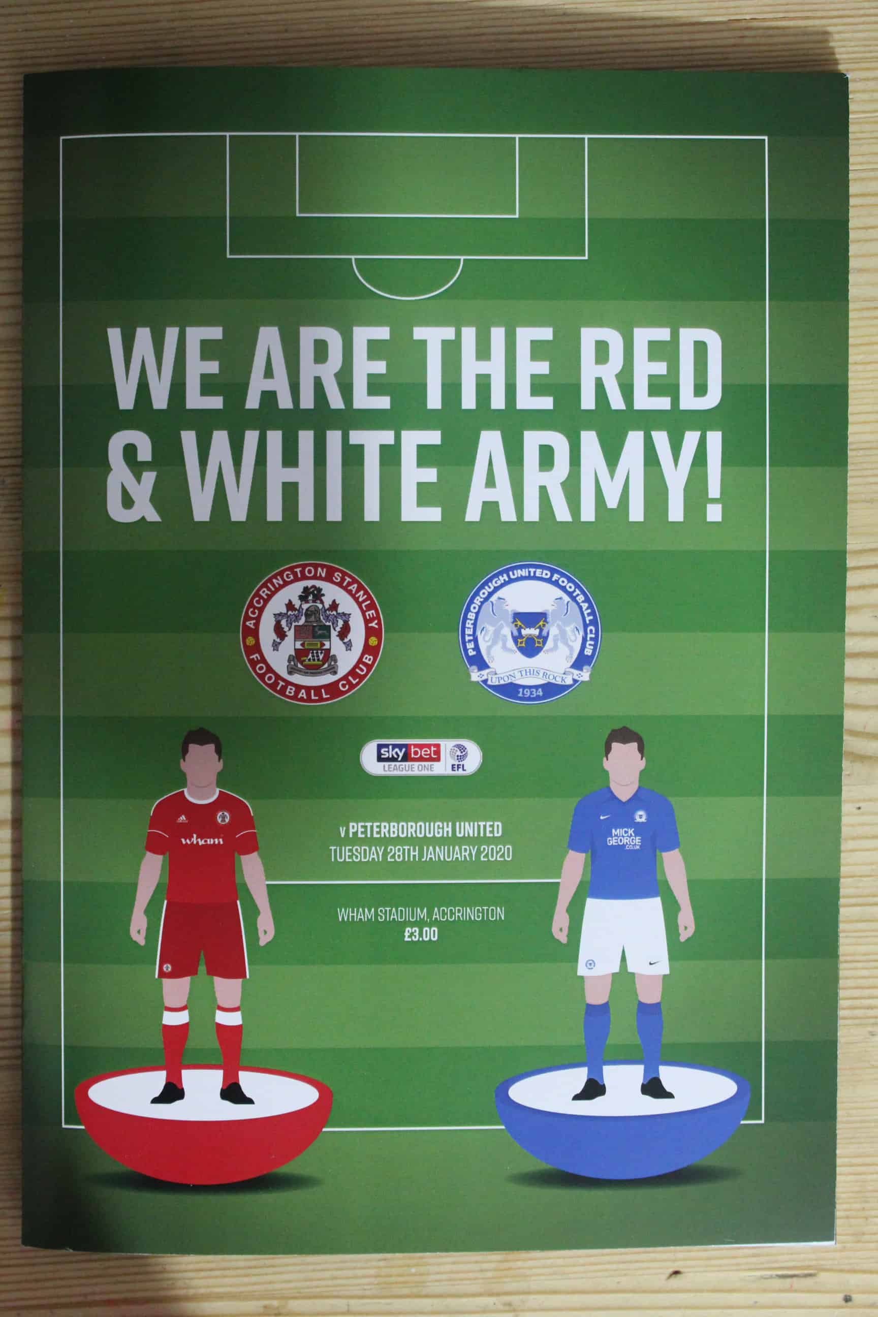 Accrington Stanley FC v Peterborough United FC